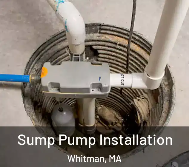  Sump Pump Installation Whitman, MA